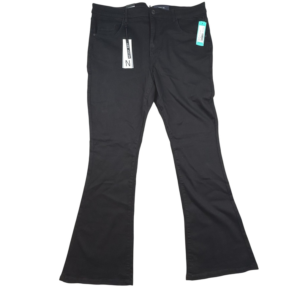 Noisy May 14W Jeans Sallie Black High Waist Skinny Flare Women stitch fix
